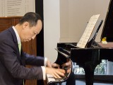 Conferment Ceremony of Steinway Artist, Benjamin Loh, Benjamin plays the piano