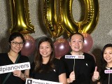 Pianovers Meetup #100 (Celebratory Themed), Pianovers taking picture at photo booth #35