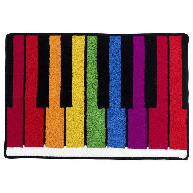 Colourful Piano Keyboard Floor Mat Thepiano Sg